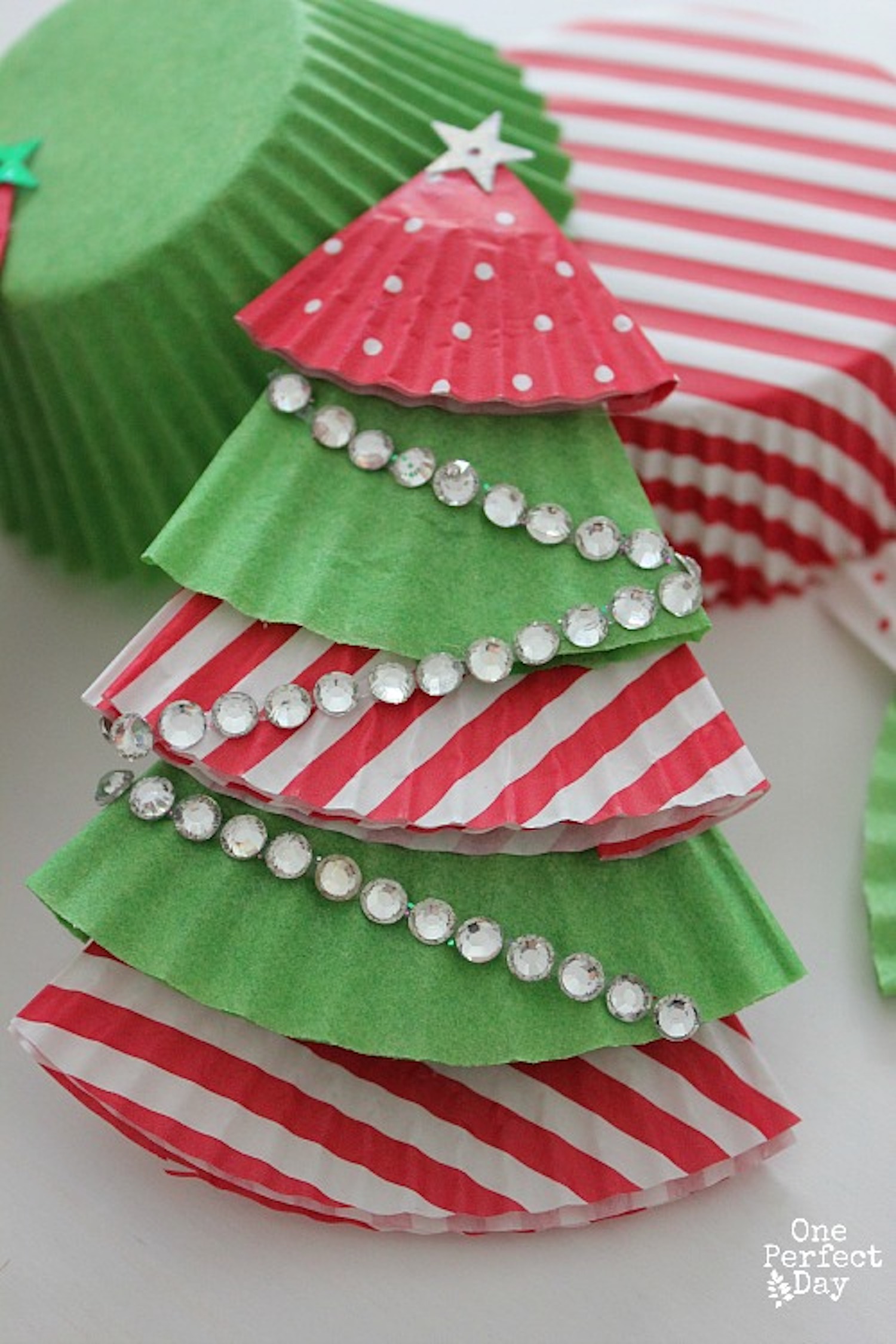 Cupcake Case Christmas Tree