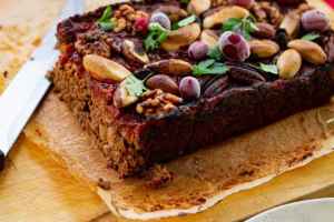 pic of vegan food recipes a meat free meatloaf