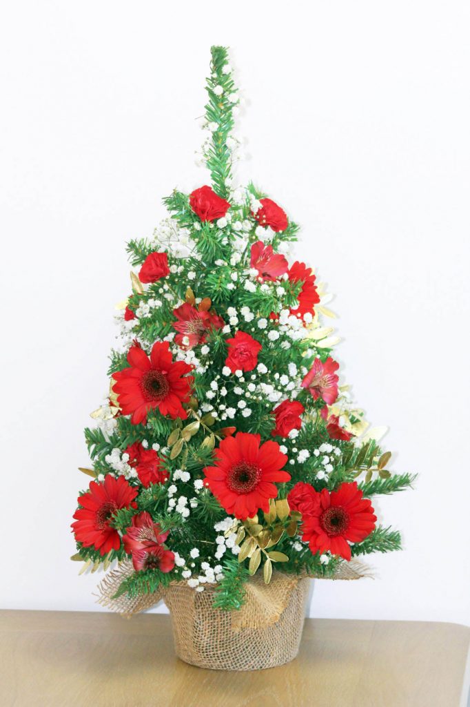 Floral Christmas Tree