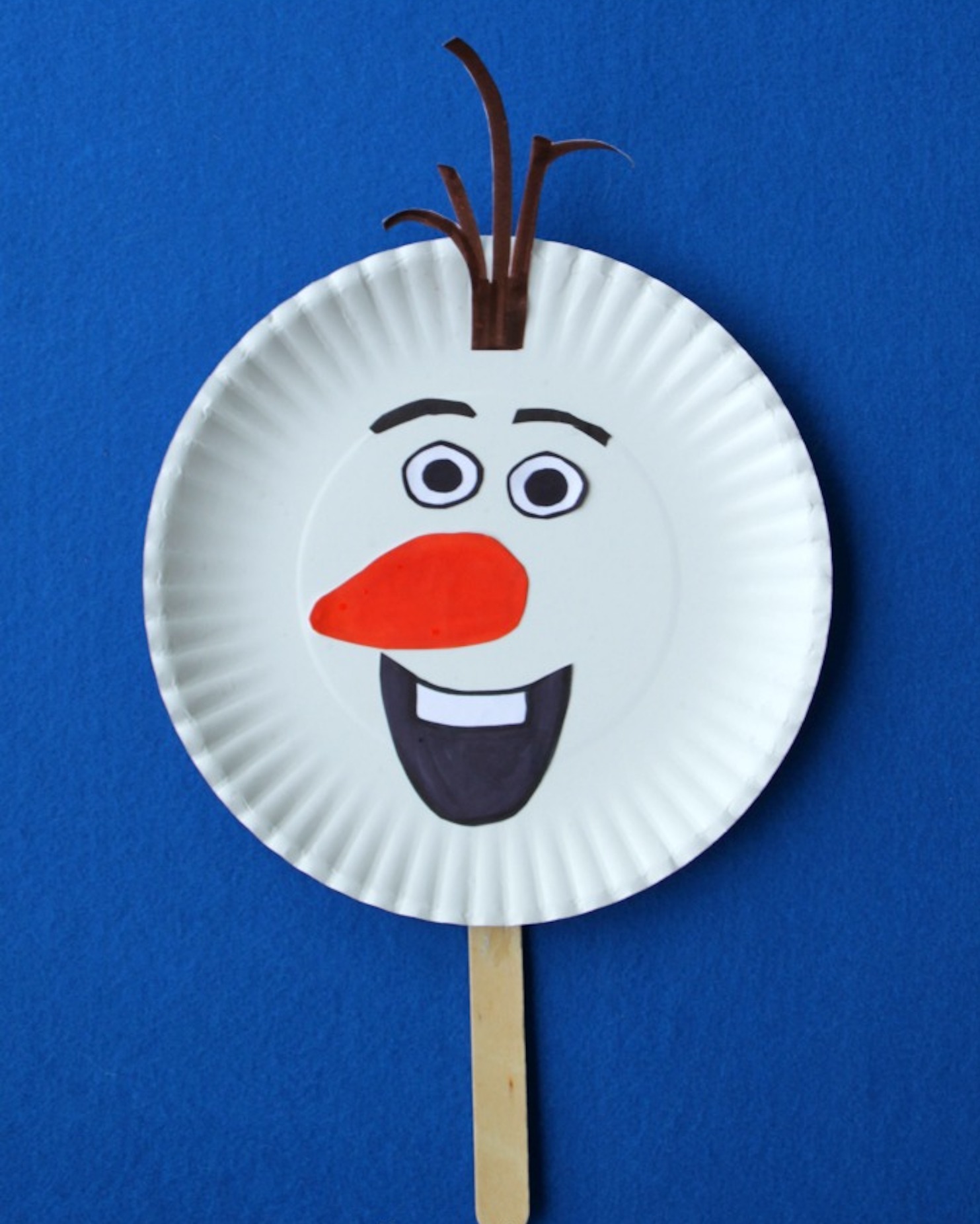 Olaf Lolly Stick Puppet