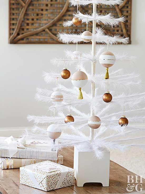 Tabletop white tree