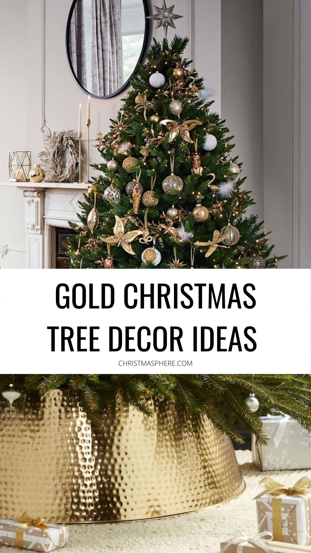 Gold Christmas Tree Decor Ideas