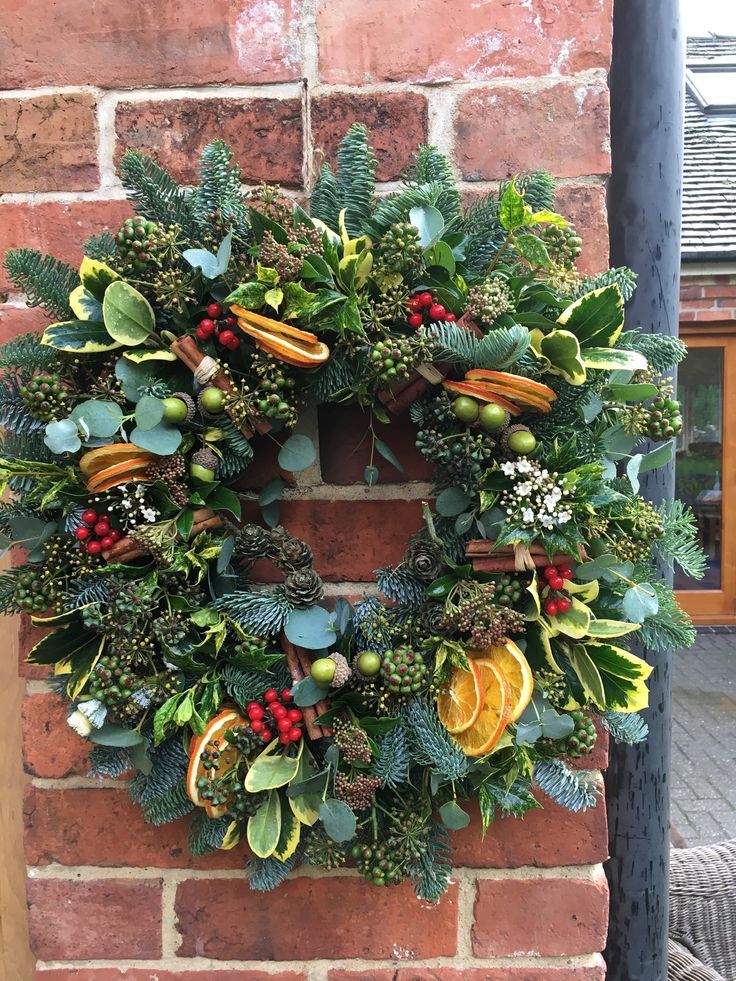 Fresh orange and berry Wreath