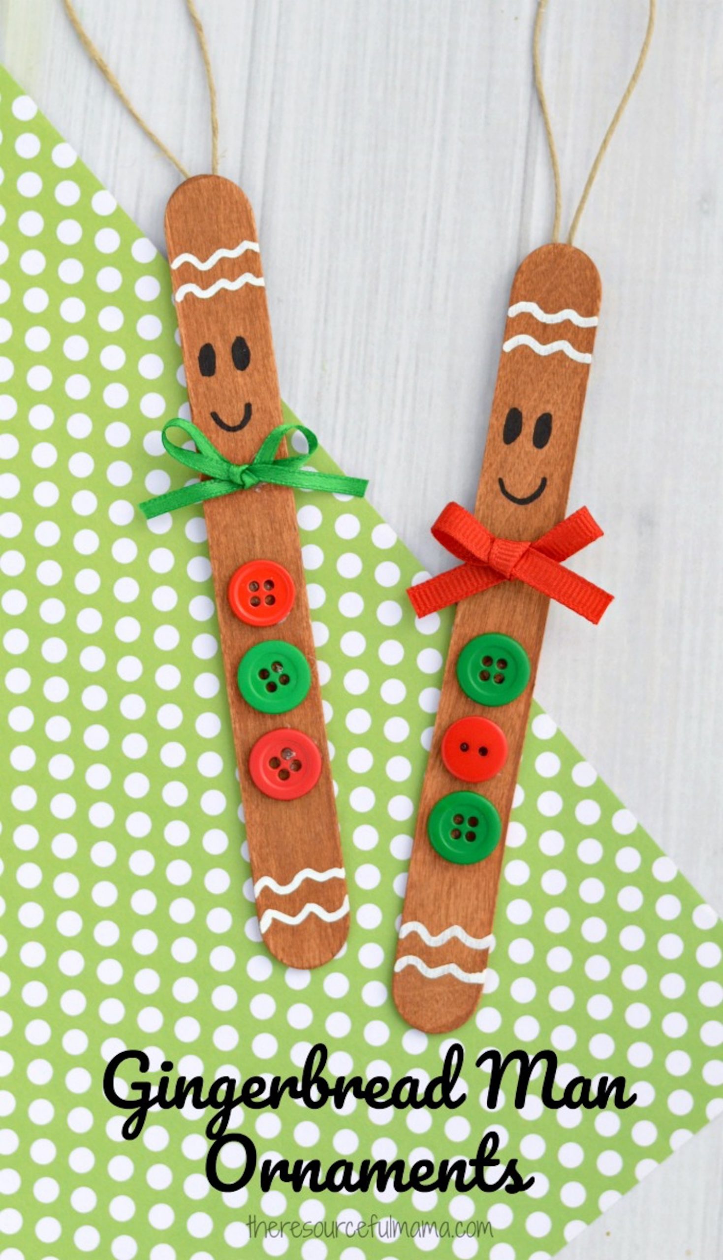 Lolly Stick Ornaments