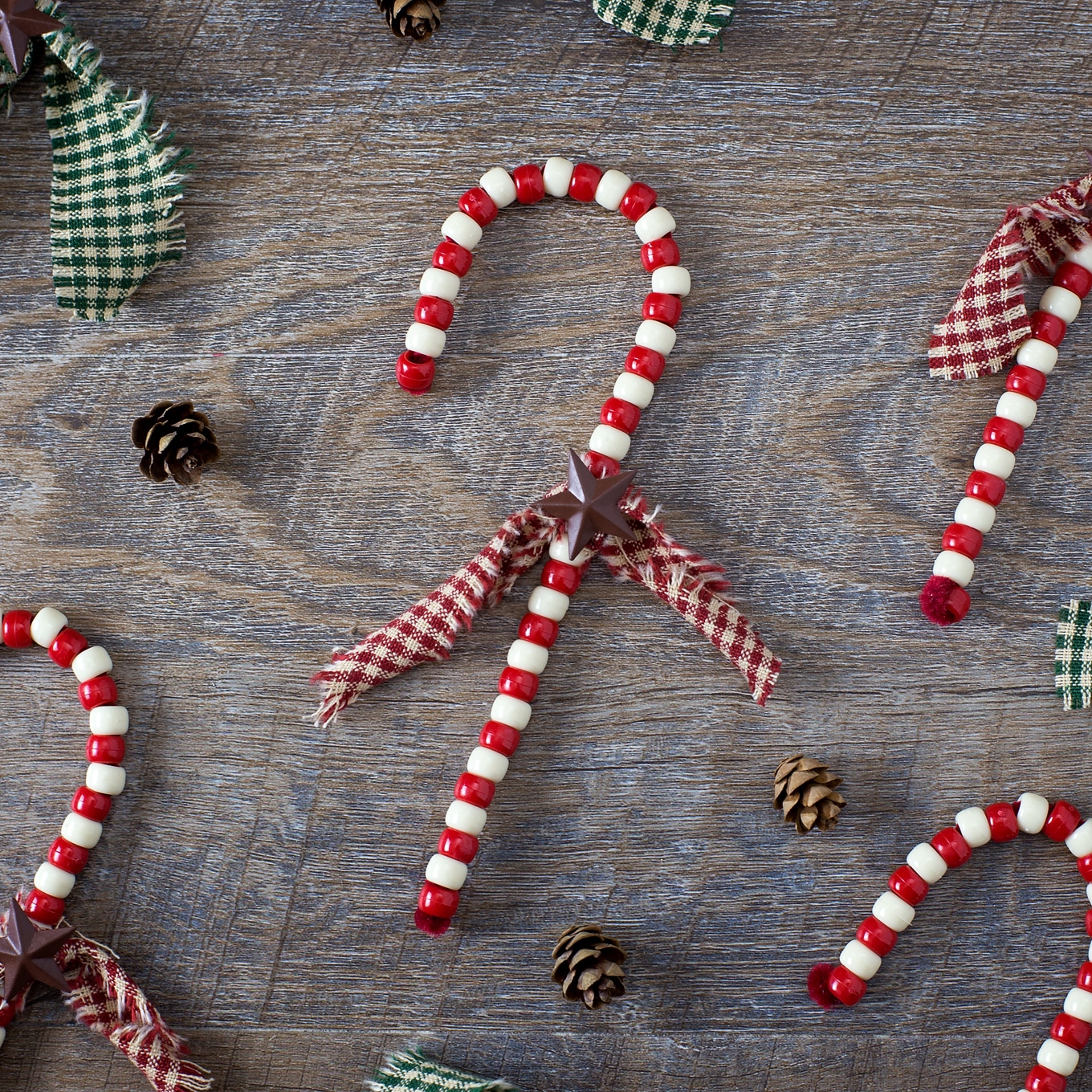 Beaded Candy Canes